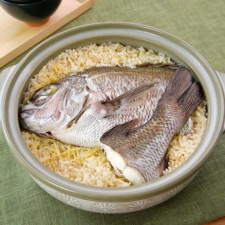 土鍋の鯛めし