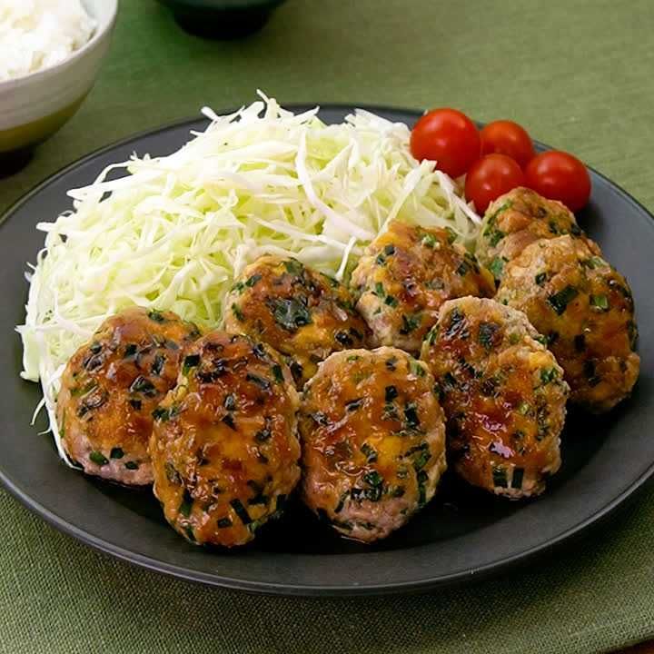 豚こまのニラつくね