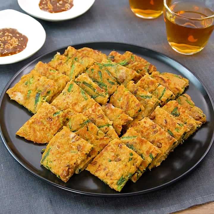 キムチ納豆チヂミ