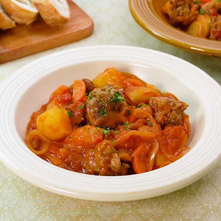 ラム肉ボールのトマト煮込み