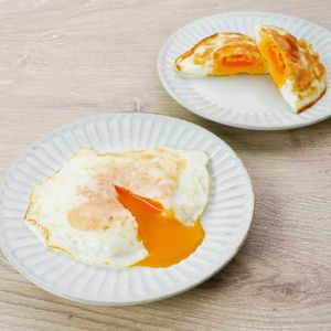 目玉焼きの両面焼き