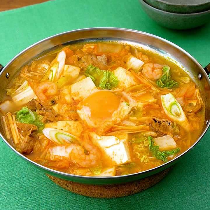 お手軽スンドゥブチゲ鍋