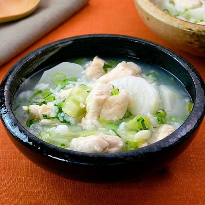 ささみとかぶの参鶏湯風