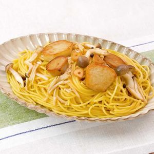 「和風きのこの里芋パスタ」のレシピ動画