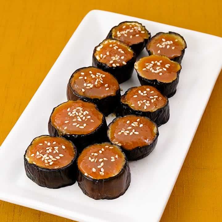 フライパンでなす田楽