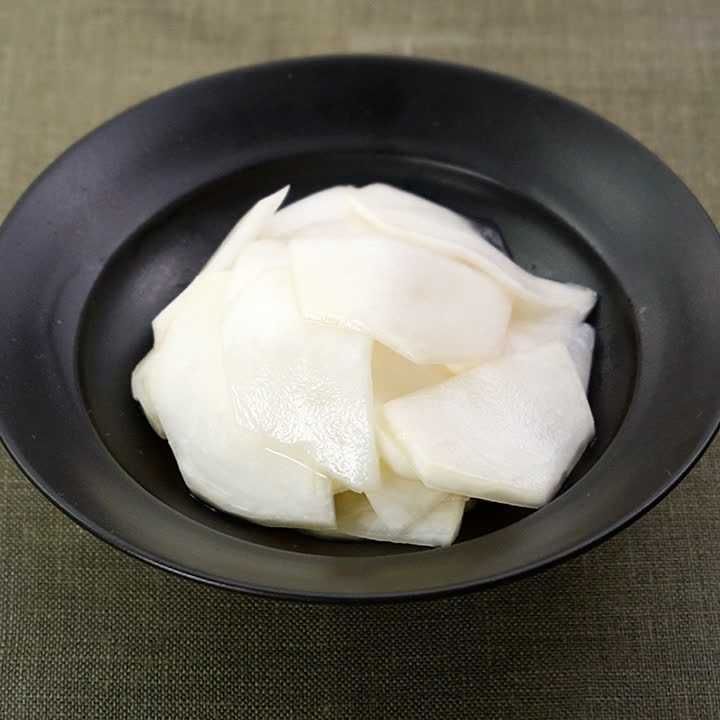 基本のかぶの酢の物