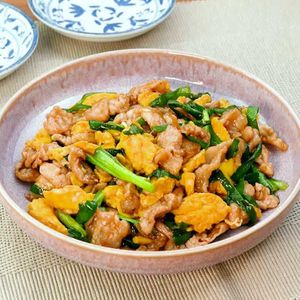 スタミナ豚ニラ玉