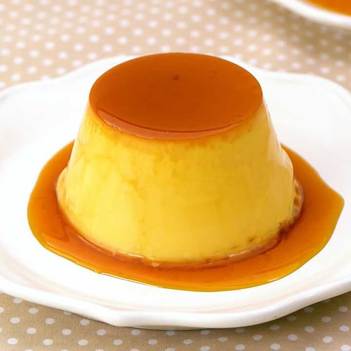 オーブンで作る焼きプリン