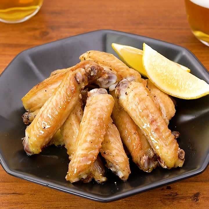 手羽中のオーブン焼き