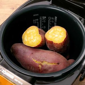 玄米モードでねっとり焼き芋