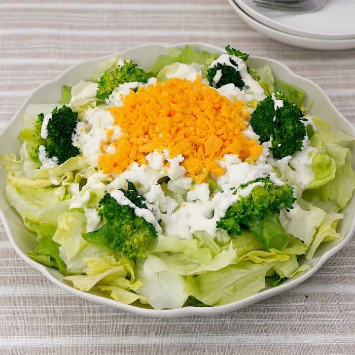 レタスのミモザサラダ