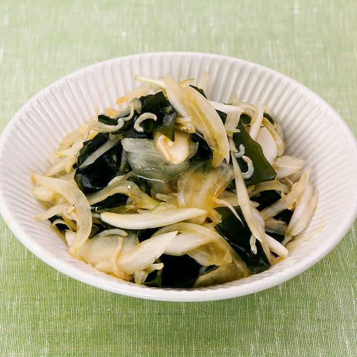 新玉ねぎとしらすのポン酢和え