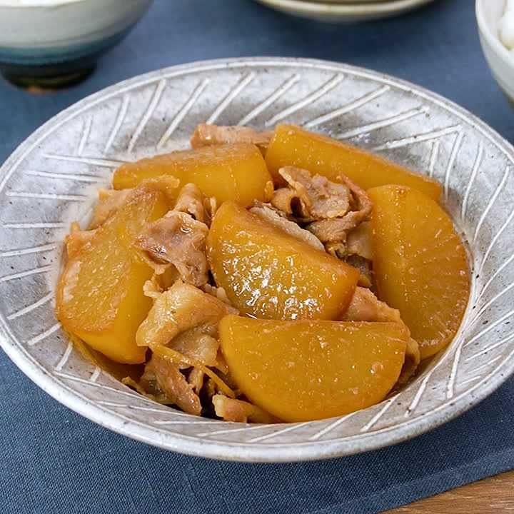 甘辛豚バラ大根