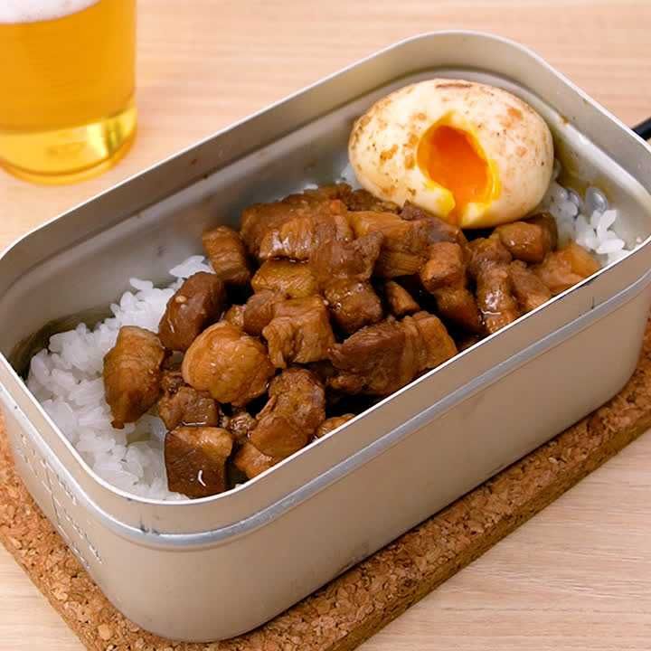 メスティンでルーローハン