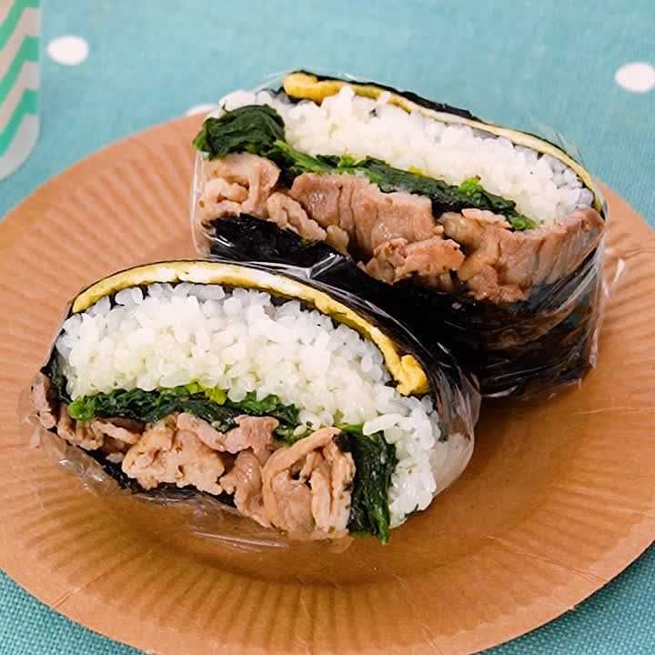 おりたたみ焼肉おにぎり
