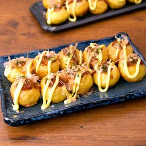 米粉のカリカリたこ焼き