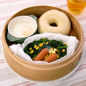 せいろで朝食プレート献立