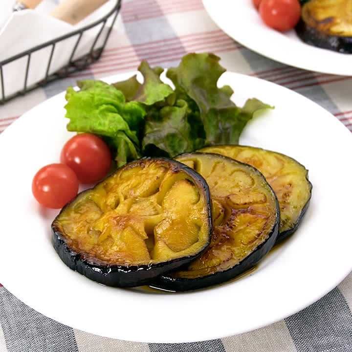 丸茄子のステーキ