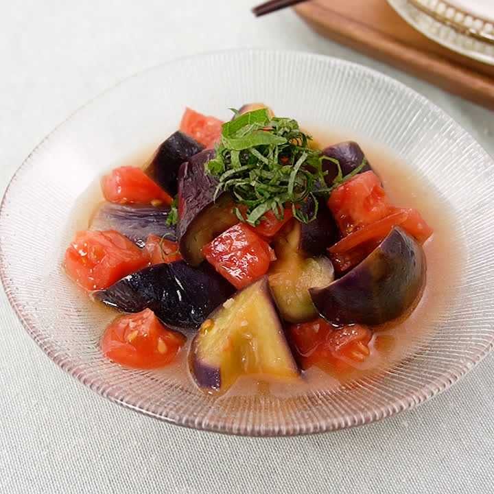 なすとトマトのマリネ