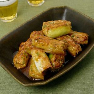 ねぎの肉詰め