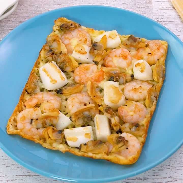シーフードミックスのチーズ焼き