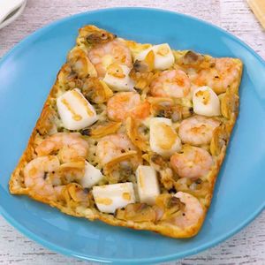 「シーフードミックスのチーズ焼き」のレシピ動画