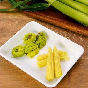 「ヤングコーンの下処理」のレシピ動画