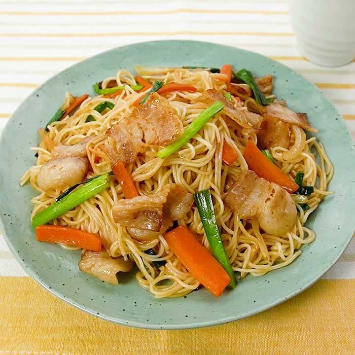 ごま油香るそうめんチャンプルー