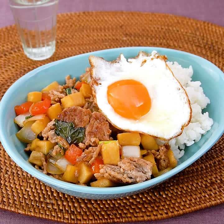 野菜たっぷりガパオライス