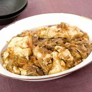 「ツナときのこの麻婆豆腐」のレシピ動画