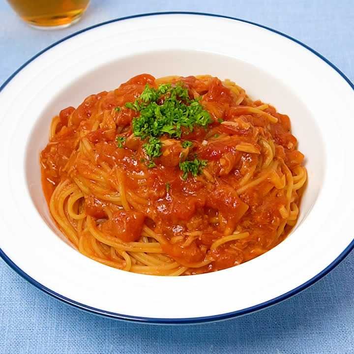 味付け簡単！ツナ缶パスタ