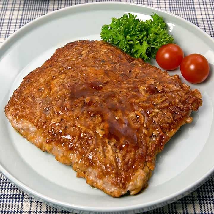 焼肉のたれでパックのままひき肉焼き