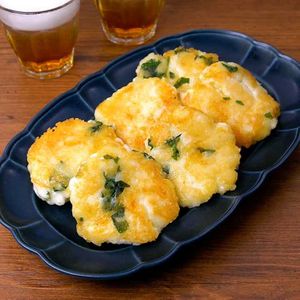 豆腐とはんぺんのふわふわ焼き