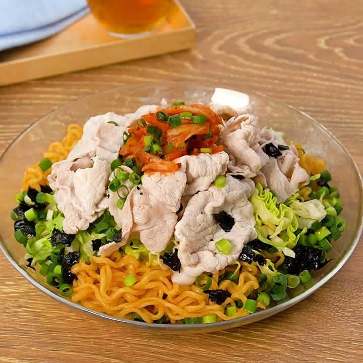 韓国風冷しゃぶ麺