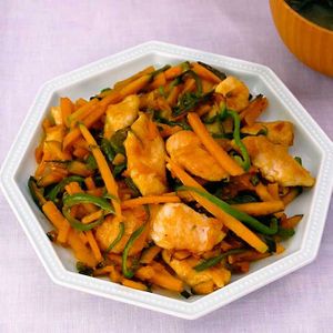 夏野菜のチンジャオロースー