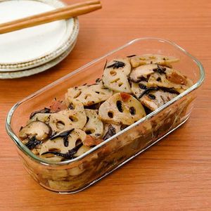 「れんこんとしいたけの梅ひじき煮」のレシピ動画