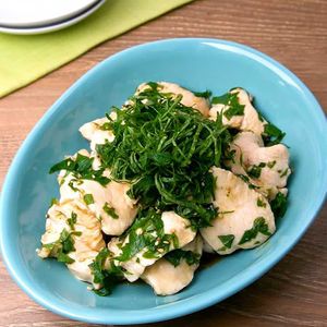大葉のぷるぷる鶏むね肉