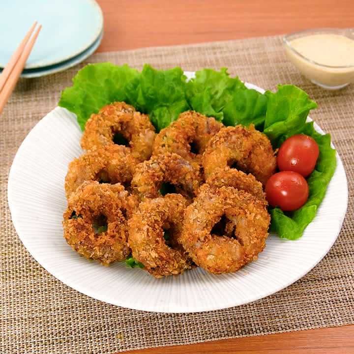 ゴーヤーのリングカツ