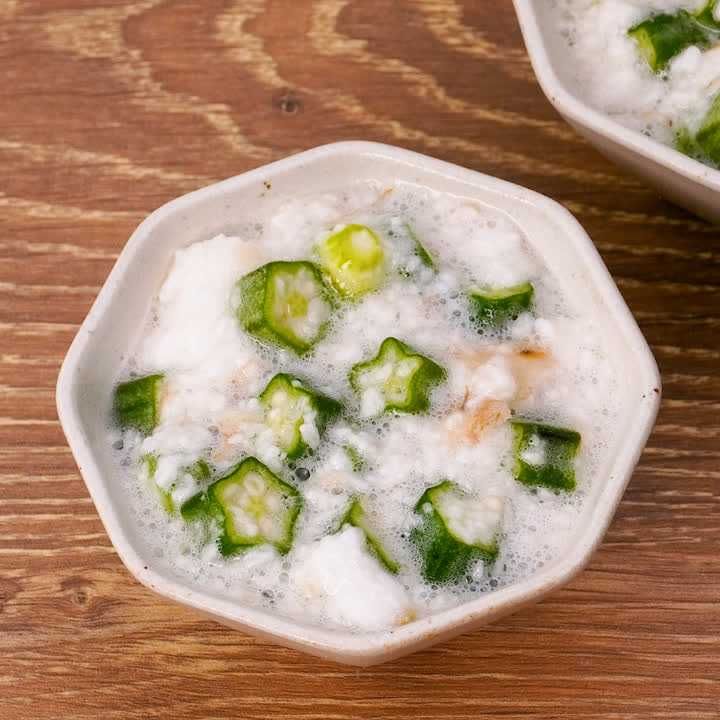 長芋とオクラのだし和え