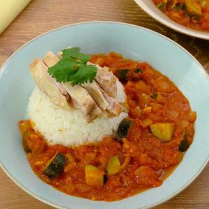 カオマンガイトマトカレー