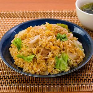 豚バラレタス炒飯