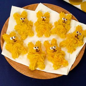 「絞り出しスイートポテト」のレシピ動画