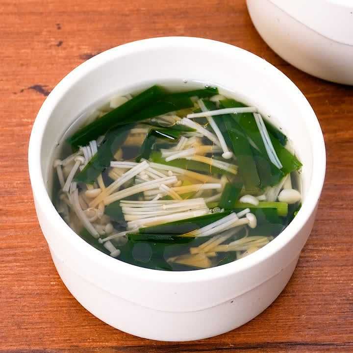 ニラとえのきのスープ