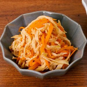 にんじんと切り干し大根のマヨポン酢和え