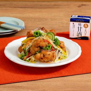 「さっぱり簡単！唐揚げポン酢南蛮！」のレシピ動画