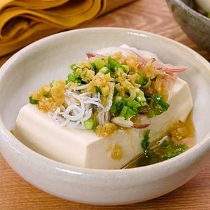 「薬味たっぷり温やっこ」のレシピ動画