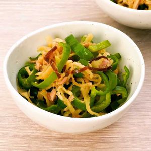 ピーマンと切り干し大根の無限和え