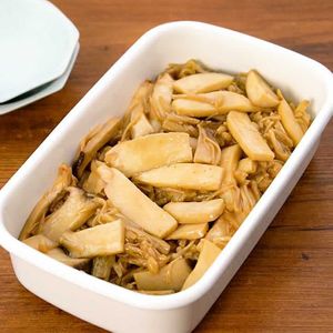 「メンマ風きのこ炒め」のレシピ動画