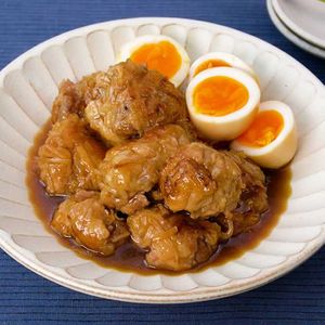 「もやしの豚こま角煮風」のレシピ動画