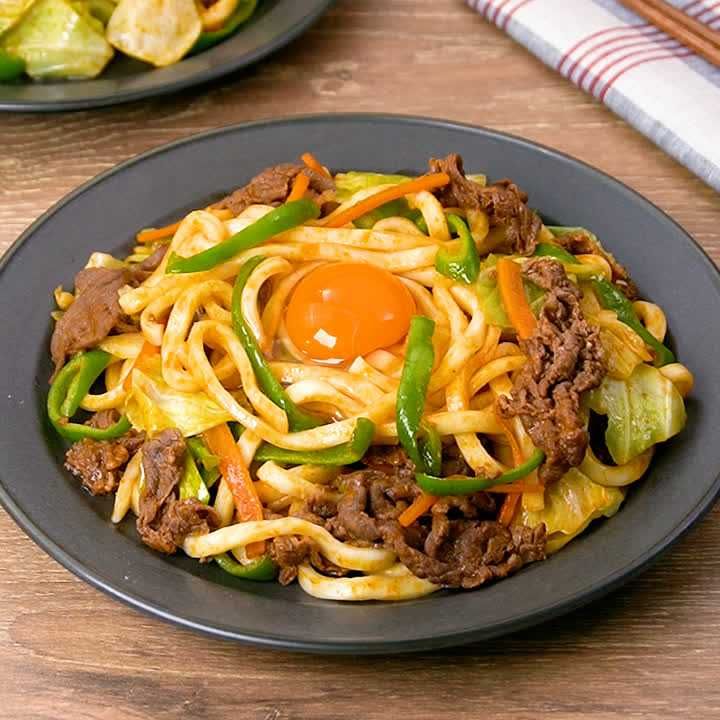 プルコギ焼きうどん